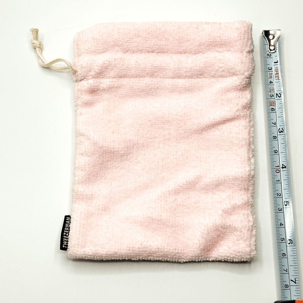 Tweezerman Drawstring Pink Pouch - Picture 2 of 3